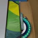 Mint's Colorful Life 60'' Delta Kite With 7.1in Reel Winder, Easy Flying & String Spool for Kids & Adults, Best Beach Set for Beginners