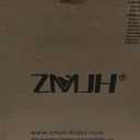 ZMJH ZMA102D Bidet Toilet Seat, Round Smart Unlimited Warm Water, Vortex Wash, Electronic Heated, Warm Air Dryer, Rear and Front Wash, LED Light, Need Electricity, White, (Round)