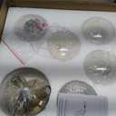 Semi Flush Mount Ceiling Light 18.5" Glass Bubble Chandelier Lighting