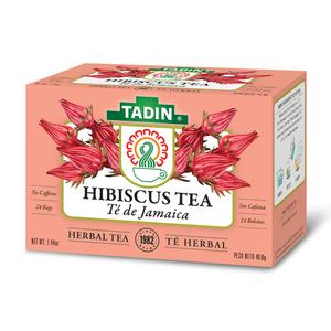 Tadin Te de Jamaica Hibiscus tea 24 bags. (EXP 04/01/27)