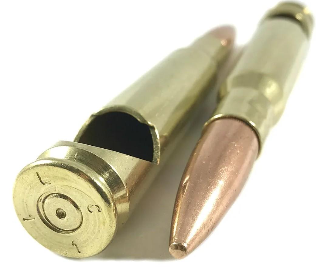 50 Caliber BMG Real Brass Bullet Shaped Bottle Opener Pack of 2