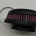 K&N High-Flow Original Lifetime Universal X-Stream Clamp-On Air Filter: Performance, Premium: Flange Diameter: 3.8125 In, Filter Height: 2.125 In, Flange Length: 0.75 In, Shape: Round, RX-4130-1