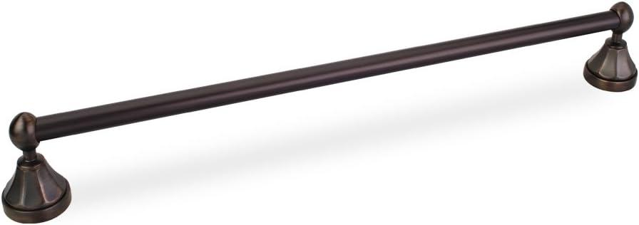 Elements BHE3-04DBAC 24 Inch Transistional Towel Bar, Dark Brushed Antique Copper
