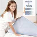 Reusable Positioning Bed Pads for Elderly Adults with 8 Handles 2 Pack 34”x52” -Absorbent Draw Sheet with Handles,Washable Waterproof Incontinence Under Pads for Transferring Moving,Pulling
