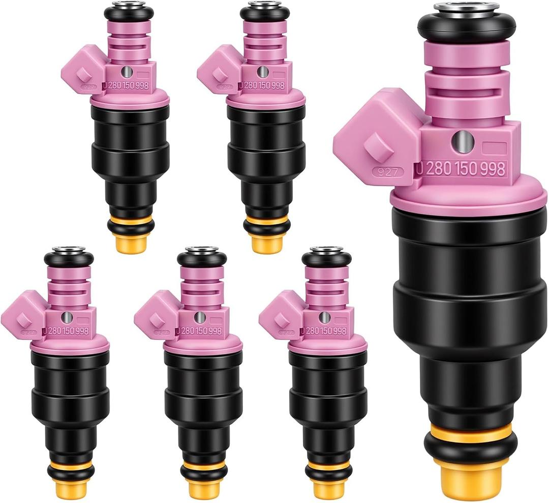 1997-2001 6Pcs Fuel Injectors Compatible for Dodge Ram 1500 1997-2001 Dakota 1997-1999 Durango 1998-1999 B1500 1997-1998 B2500 1997 3.9L V6 Replace 0280150998