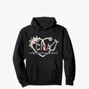 CNA Certified Nursing Assistant Heart CNA Nurse Pullover Hoodie L