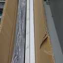 Coffee Table White Living Room Center Table, Simple Modern Faux Marble Rectangular Tea Table with Sturdy Black Metal Frame,Industrial Wooden Coffee Table for Bedroom Home Office