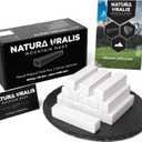Natura Uralis Premium Belgorod Sawn Chalk | 7 oz of White Chalk Bars  Amazing Crunch, Satisfying Earthy, Velvety and Firm Texture, ASMR Sensation, Natural Calcium Carbonate  6 Sticks