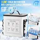 Upgraded Ice Machine for Knee After Surgery,3.0 Portable Cold Therapy Machine for Knee Replacement,Ice Compression Knees Machine for Hip,Cold Therapy Machine with 6 Timer,Electric Ice Pack for Knees