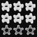 iFlyMars 120 PCS Balloon Clips for Balloon Arch Kit, Column Stand - Reusable Plastic Clips for Party Wedding Baby Shower Decorations, Pack 2