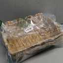 Small Wicker Basket 2 Pack,Scalloped Basket for Organizing and Decor,Natural Water Hyacinth Storage Baskets with Wooden Handles for Gifts,Snack,Shelves