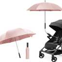 Universal Baby Stroller Umbrella Bicycle Umbrella 210T Water-resistant Polyester ​360° Adjustable Shade