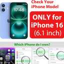 SPORTLINK for iPhone 16 Waterproof Case - Shockproof Dustproof Case with Built-in Clear Screen Protector, Full Body Heavy Duty Sealed Protective Cover for i Phone 16 6.1" Mag/Black