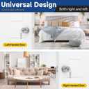 Keyed Entry Door Knob with Lock and Key, Exterior and Interior Door Lock for Bedroom, Entry Door Handle for Front DoorSatin Nickel (1 Pack)