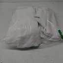 Round Tablecloth 120 Inch 6 Pack White Tablecloths Washable Decorative Linen Polyester Table Clothes Cover for Dining Table Banquets Buffet Parties and Wedding