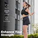 Weighted Vest for Men Women, No-Bounce 6LB Weights Vest with Adjustable Buckles & Reflective Stripes | Weight Vest for Walking Running Hiking Workout