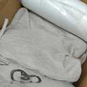 Merax Outdoor Acacia Wood Conversation Set - Patio 3-Seat Loveseat Sofa w/Cushion and Round Coffee Table for Backyard, Lawn, Balcony, Teak+ Beige/Light Teak (2-Piece)