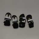 Lukovee Dog Shoes - Waterproof Warm Fleece Lined Dog Booties for Dogs, Non-Slip Adjustable Dog Boot for Winter Cold Weather (HX,Size 1) (#1 (Paw Width 1.6 inch) for 16-22 lbs)