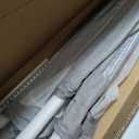 FAMILL Bed Rail for Toddlers, 2 Minutes Assembly Foldable Guard for Baby, Toddler Bed Rails Suitable for Queen/King/Full/Twin Size, Grey, 78.7", 1 Side