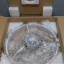 Ceiling Fans with Lights, Flush Mount Ceiling Fan with Lights and Remote, 6 Wind Speeds Low Profile Smart Ceiling Fan for Bedroom, Kids Room, Kitchen and Small Room 20" (Pearl White)