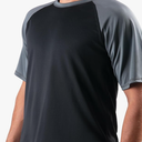 Kanu Surf Men’s Swim Shirt with Short Sleeves – UPF 50+ Rash Guard with Quick-Dry Fabric, M