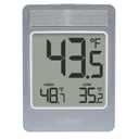 La Crosse Technology 314-519 Digital Window Battery Operated Thermometer with Daily Records