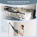 Steam Mop, 12-in-1 Powerful Handheld Steam Cleaner Detachable Steam Mops for Floor Cleaning, 565ML Removable Tank, 23FT Power Cable, MultiPurpose Steamer for Hardwood, Tile, Grout, Furniture