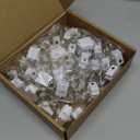 Tuanse 49 Pack LED Fairy Lights Colored Battery Operated String 3 Speed Modes 7 ft 20 LED Starry Wedding Decoration Waterproof Wire Twinkle Light for DIY Jar Bedroom Party Supplies (Rainbow Color)