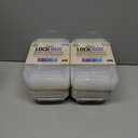 Lock Box Single Compartment Meal Prep Container Microwave Safe Dishwasher Safe Freezer Safe 20 Piece Sets (Pack of 2) 4 Cups/940 mL