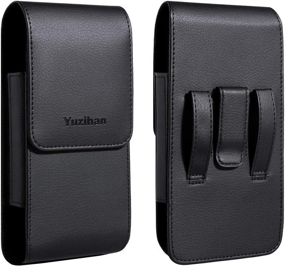 Holster for iPhone 17 Pro Max 16 Plus, 16 Pro Max, iPhone 15 Plus 15 Pro Max,14 Plus 14 Pro Max,13 Pro Max,12 Pro Max Belt Holster Fit with Thick Defender Case Hybrid Armor On