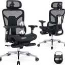 High Back Mesh Ergonomic Office Chair, Heavy Duty Computer Desk Chair, Oversized