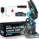 Saker Mini Chainsaw,Portable Electric Chainsaws Cordless,Handheld Chain Saw Pruning Shears Chain Saws for Tree Branches,Courtyard,Household and Garden Father's Day Gift for Men Dad Husband Women