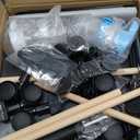 Upgraded Encrypted 46-Inch Bird Cage, with Wooden Perches, Metal Parakeet Cage with Slide-Out Tray, Water Bottle&Feeder, Bird Cages for Parrot,Parakeets,Cockatiel,Lovebird,Small Mid-Sized Birds