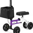All Terrain Knee Scooter for Adults for Foot Surgery, Purple