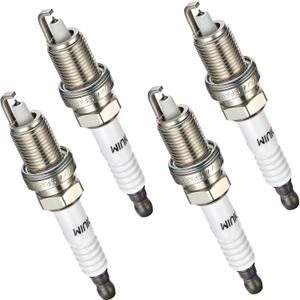 XP985 Iridium Spark Plugs 4 Pack Compatible with Honda Civic Accord Odyssey CR-V Avenger Journey Compass Elantra Sebring Soul 1.6L 1.8L 2.0L 2.1L 2.2L 2.3L 2.4L 2.6L L4 for 9203 ZFR5FIX-11 2477