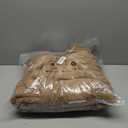 Cozy Bliss Faux Fur Throw Blanket for Couch, Cozy Warm Plush Striped Blanket for Sofa Bedroom Living Room, 60 * 80 Inches Toasty Brown