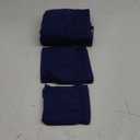 GLAMBURG Ultra Soft 3 Pack Cotton Towel Set, Contains a Bath Towel 28x55 inch, a Hand Towel 16x24 inch & a Wash Coth 12x12 inch, Ideal Everyday use, Compact & Lightweight - Mineral Blue