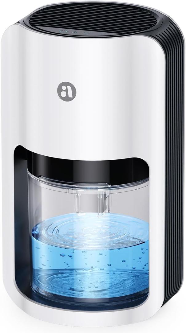 Dehumidifier for Home, 42oz Dehumidifier for Bathroom, Dehumidifiers for Room with Auto Shut Off, Auto Defrost Quiet Dehumidifier for Bedroom Wardrobe Closet Trailer RV