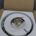 Semi Flush Mount Ceiling Light Fixture Vinatge Gold Ceiling Lights Mid Century Modern Clear Glass Close to Ceiling Lighting Fixtures for Bedroom Hallway Foyer Bathroom Kitchen Laundry Room Nursery