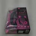 Hype Wired Pink LED Cat Ear Headphones with Mic, 3.5mm Jack Plug Fold & Swivel