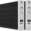 2 Pack 6675 20x25x5 MERV 16 Air Filter Compatible with Lennox X6675 and Lennox HCC20-28 Healthy Climate Carbon Clean MERV 16 Furnace Filter for HVAC System, Part Number HCF20-16, HCF20-10