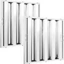 20" Height | 16" Width Stainless Steel Hood Filter  Commercial Kitchen Range Hood Baffle Filter for Grease Rated Commercial Kitchen Exhaust Hoods.