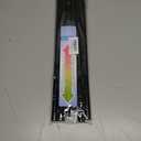 2 Pack Spring Tension Curtain Rod 32.5 to 58 inch Adjustable Extendable Tension Rods No Drilling Spring Loaded Curtain Rods for Window Door, Black