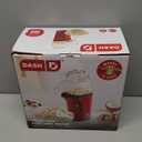 DASH Fresh Pop Popcorn Maker - Oil-Free, Air Popcorn Popper - With Measuring Cup & Recipe Guide - Perfect for Movie Nights - 16 Cups, Red