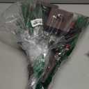 2 Pack Christmas Decorations Indoor Artificial Lighted Christmas Tree with C6 Strawberry,Total 48 LED Battery/USB Operated Pine Tree for Tabletop Fireplace Harvest Home Indoor Xmas Decor (Green)