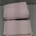 Duvet Cover Queen Size Set - Extra Soft Queen Size Duvet Cover 90 x 90 with 2 Pillow Shams - Hotel Luxury Easy Care & Fade Free w/Zipper Closures & Ties - Comfy Breathable Bedding Set (Lavender Pink) (33 - Lavender Pink (No Comforter))