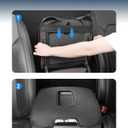 Center Console Armrest Cover for GMC Sierra & Chevrolet Silverado 2014-2018, Tahoe & Yukon & Suburban 2015-2020, Bucket Seat, Car Armrest Protector, Scratchproof, Black