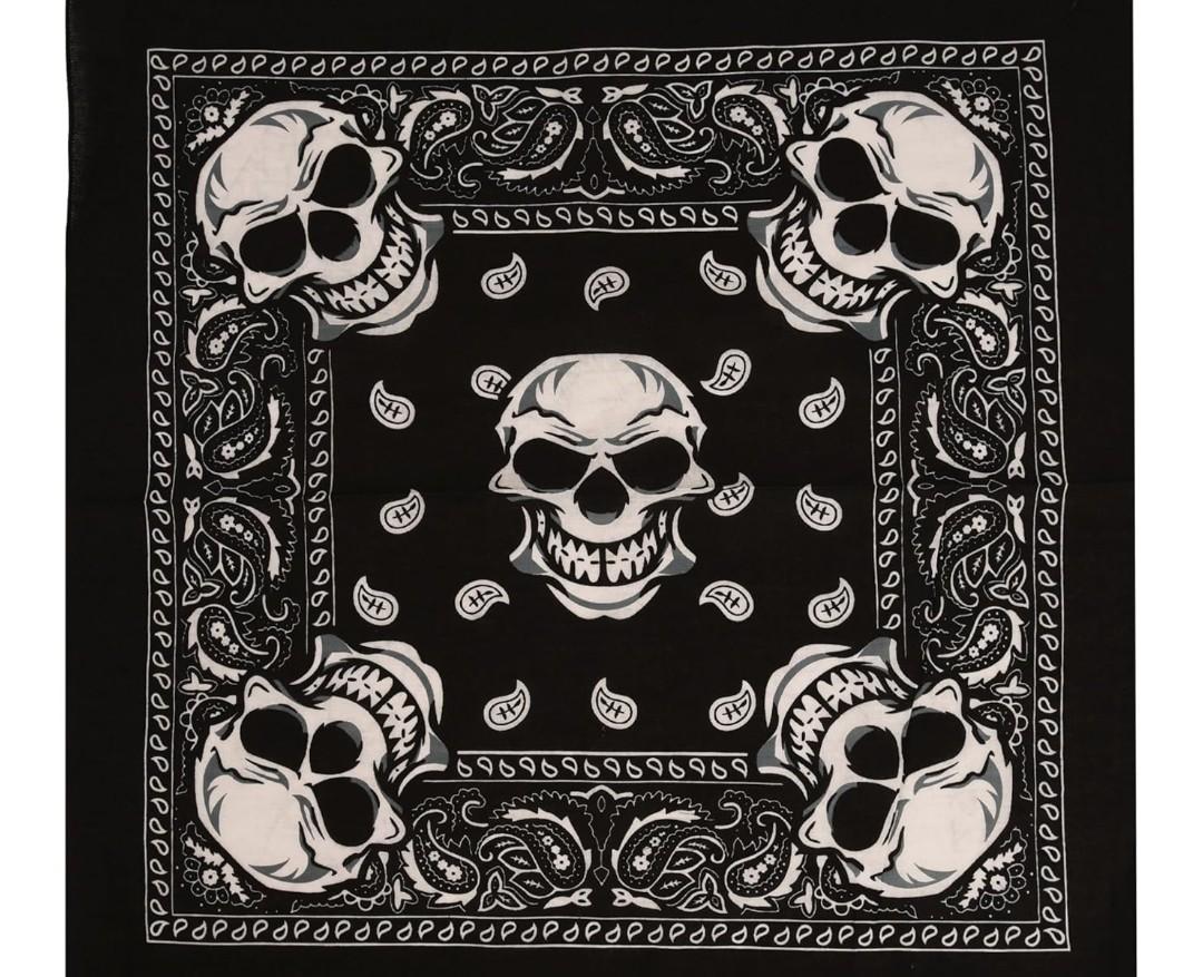 Motique Accessories Skull Bandana