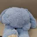 MorisMos Giant Teddy Bear, 51-Inch Cuddly Bear Plush, Blue