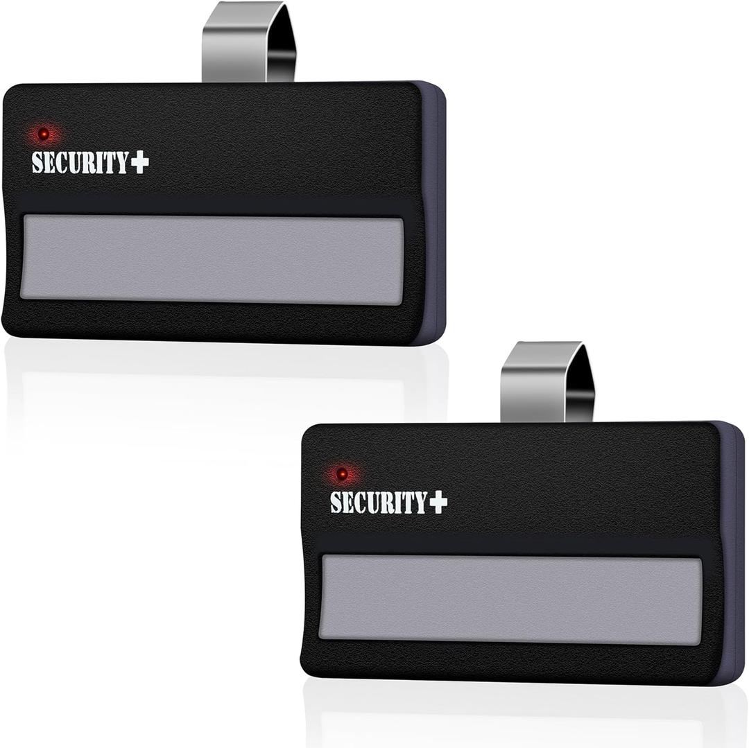 2 for 971LM 972LM 950CB LiftMaster/Chamberlain Garage Door Opener Remote (1997-2005 RED or Orange Learn Button Security+ 390MHZ) 